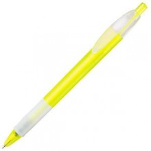 X-1 FROST GRIP, ручка шариковая, фростированный желтый/белый, пластик X-1 FROST GRIP, ручка шариковая, фростированный желтый/белый, пластик