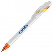 MANDI, ручка шариковая, оранжевый/белый, пластик