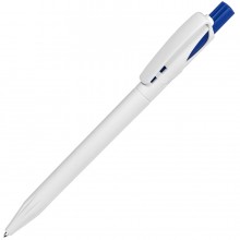 TWIN, ручка шариковая, синий/белый, пластик