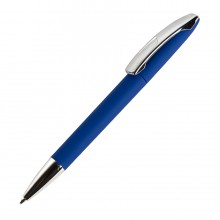 Ручка шариковая VIEW, синий, покрытие soft touch, пластик/металл