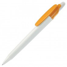 OTTO, ручка шариковая, желтый/белый, пластик