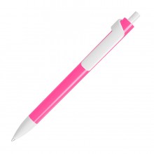 FORTE NEON, ручка шариковая, неоновый розовый/белый, пластик FORTE NEON, ручка шариковая, неоновый розовый/белый, пластик