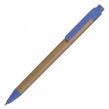 GREEN TOUCH, ручка шариковая, синий, картон/пластик