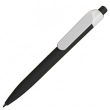 Ручка шариковая N16 soft touch, черный, пластик, цвет чернил синий Ручка шариковая N16 soft touch, черный, пластик, цвет чернил синий