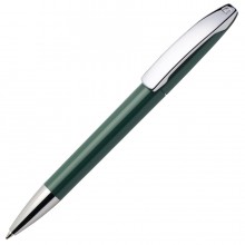 Ручка шариковая VIEW, темно-зеленый, пластик