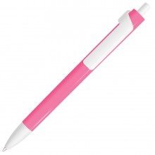 FORTE NEON, ручка шариковая, неоновый розовый/белый, пластик