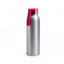Бутылка для воды "Tukel", 0 x 23 x 0 cm, алюминий, пластик, 650 мл., красный