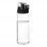 Бутылка для воды FLASK, 800 мл; 25,2х7,7см, прозрачный, пластик