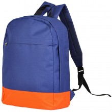 Рюкзак "URBAN", темно-синий/оранжевый, 39х29х12 cм, полиестер 600D, шелкография