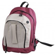 Рюкзак "Adventure"; бордовый с белым; 32х44х17 см; полиэстер; шелкография