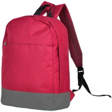 Рюкзак "URBAN", красный/ серый, 39х29х12 cм, полиестер 600D, шелкография
