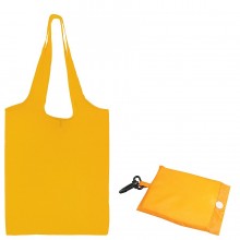 Сумка для покупок "Shopping"; желтый; 41х38х0,2 см (в сложенном виде 8,5х12х1см); полиэст шелкографи