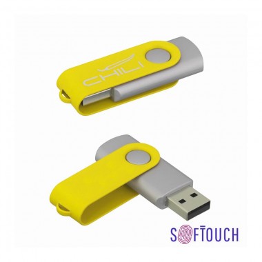 Флеш-карта "Vostok" 16Gb, покрытие soft touch