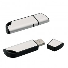 Флеш-карта USB 8GB "Перфекционист", черная/белая