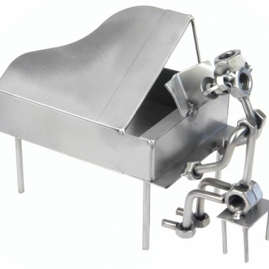 Пианист-виртуоз Фигурки из металла HINZ & KUNST