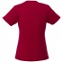 Модная женская футболка Amery с коротким рукавом и V-образным вырезом, красный