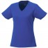 Модная женская футболка Amery с коротким рукавом и V-образным вырезом, синий