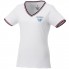 Женская футболка Elbert с коротким рукавом, белый/темно-синий/красный