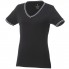 Женская футболка Elbert с коротким рукавом, черный/серый меланж/белый