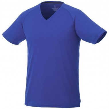 Модная мужская футболка Amery с коротким рукавом и V-образным вырезом, синий