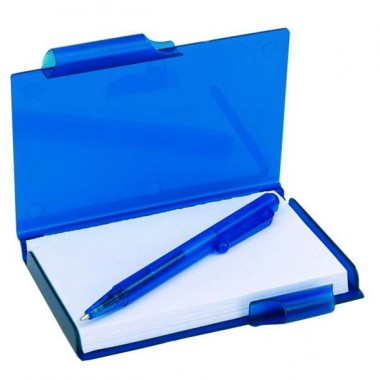 Футляр для записей с ручкой "Идея", синий
