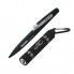 Набор ручка "Pluton" + зарядник "Minty" 2800 mAh в футляре, покрытие soft touch