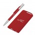 Набор ручка "Clas" + зарядное устройство 4000 mAh в футляре, покрытие soft touch