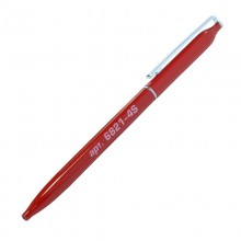 Ручка шариковая "Venera", лак, красный