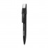 Ручка шариковая "Semiram" с флеш-картой на 8GB, черный, прорезиненная поверхность