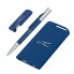 Набор ручка "Clas" + флеш-карта "Case" 8 Гб + зарядное устройство "Theta" 4000 mAh в футляре