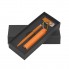 Набор ручка + флеш-карта 8Гб + источник энергии 2800 mAh в футляре, оранжевый