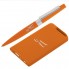 Набор ручка + источник энергии 4000 mAh в футляре, оранжевый