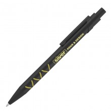 Ручка шариковая "Will", черный/желтый
