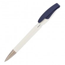 Ручка шариковая RODEO M, белый/темно-синий