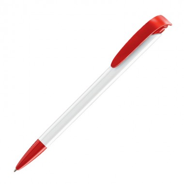 Ручка шариковая JONA, белый/красный