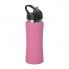 Бутылка спортивная "Индиана" с прорезиненной поверхностью, розовая