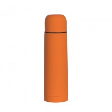 Термос "Крит" с прорезиненным покрытием 0,5 л. , оранжевый