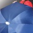 Зонт-трость "Телескоп" со складным футляром, синий