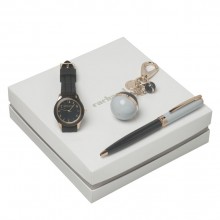 Подарочный набор Bird: брелок, часы наручные, ручка шариковая