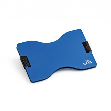 MULLER. Визитница с защитой RFID, Королевский синий