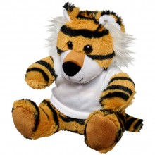 Плюшевый тигр с футболкой