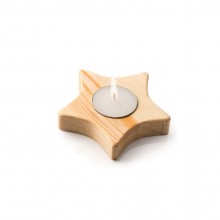 Свеча MAKA на деревянной подставке Свеча MAKA на деревянной подставке