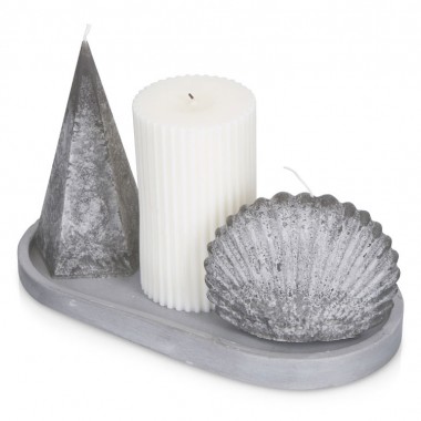 Набор свечей на подставке Posh