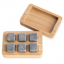 Набор камней для виски в подарочной деревянной коробке Speyside