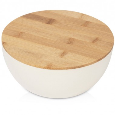 Салатник из натуральных волокон с бамбуковой крышкой Bowl