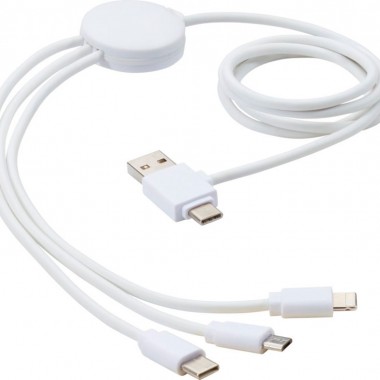 Зарядный кабель 5-в-1 Pure с противобактериальной присадкой