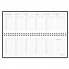 Планинг недатированный Velvet синий