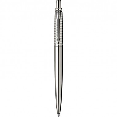 Ручка Паркер шариковая "Jotter Premium Shiny Stainless Steel Chiselled"