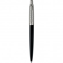 Ручка Паркер шариковая "Jotter Premium Satin Black Stainless Steel Chiselled"