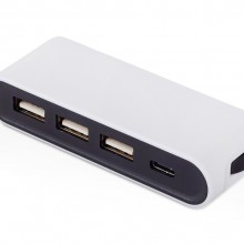 USB-хаб Hubix с коннектором 2-в-1 USB-C и USB-A, 2.0, белый USB-хаб Hubix с коннектором 2-в-1 USB-C и USB-A, 2.0, белый